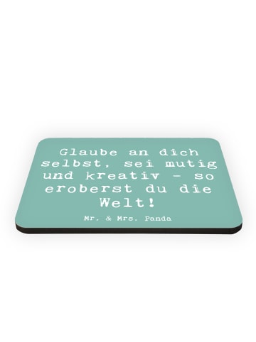 Mr. & Mrs. Panda Pinnwand Magnet Spruch Die Freude an der Kreati... in Meeresbrise