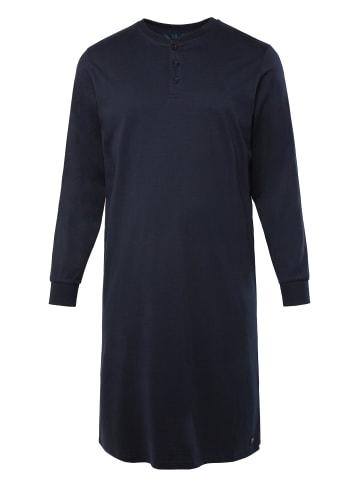 JP1880 Langer Schlafanzug in navy blau