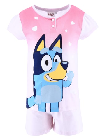 Bluey Schlafanzug kurz Bluey in Hellrosa