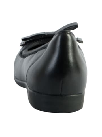 Clarks Lederballerinas „Un Darcey Bow“ Schwarz