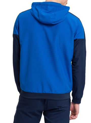 erima Squad Tracktop Trainingsjacke mit Kapuze in new royal/new navy