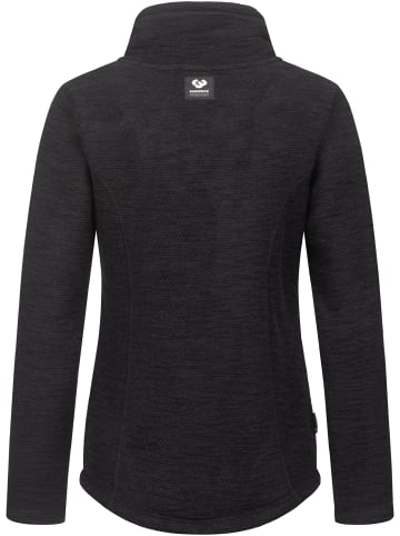 ragwear Strickjacke Liram Melange in Black