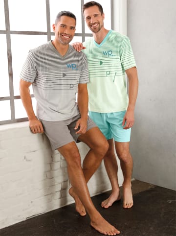 WITT WEIDEN Shortys in grau + türkis