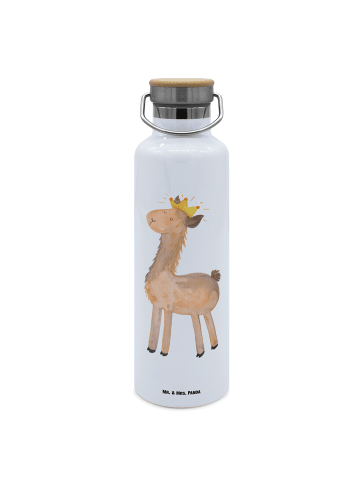 Mr. & Mrs. Panda feldflasche Lama König ohne Spruch in Weiß