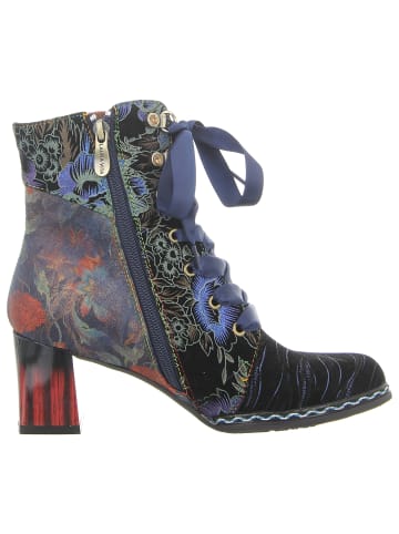 LAURA VITA Schnürstiefelette in blau