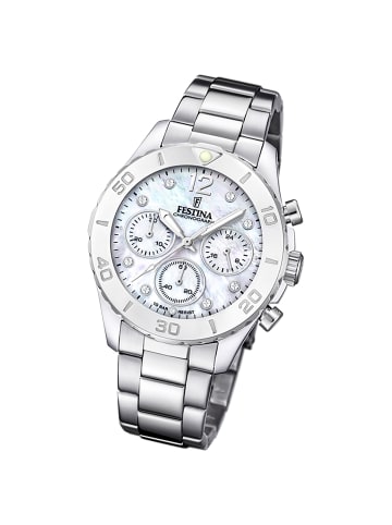 Festina Analog-Armbanduhr Festina Boyfriend silber mittel (ca. 39mm)