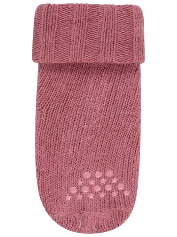 Sterntaler ABS Krabbelsocken Wolle in rosa