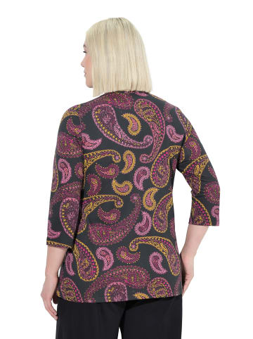 Ulla Popken Longshirt in schwarz