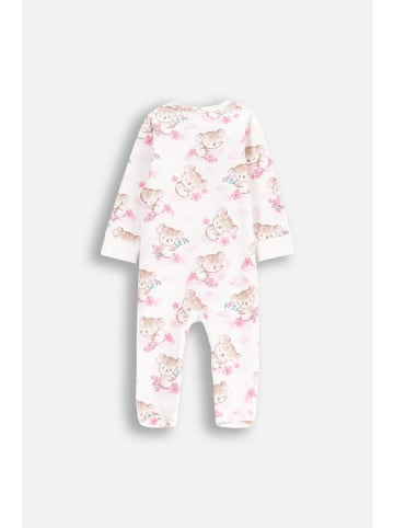 Coccodrillo Strampler mit Füßen in ecru