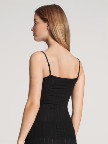 Calida Spaghetti-Top in schwarz