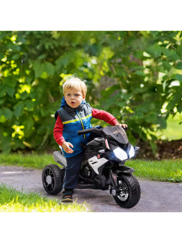 HOMCOM Kinder Elektromotorrad in Schwarz 86L x 42B x 52H cm