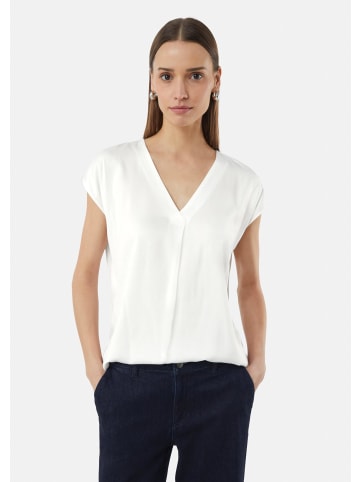 comma Bluse in 0120_weiß