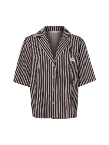 Noisy may Bluse NMFrida in schoko weiß - 0001