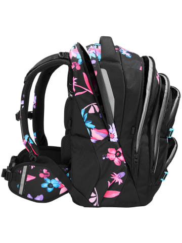 Coocazoo Rucksack PORTER Floral Artnight in schwarz
