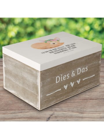Mr. & Mrs. Panda Geschenkbox Wüstenfuchs Blumen mit Spruch in Weiß