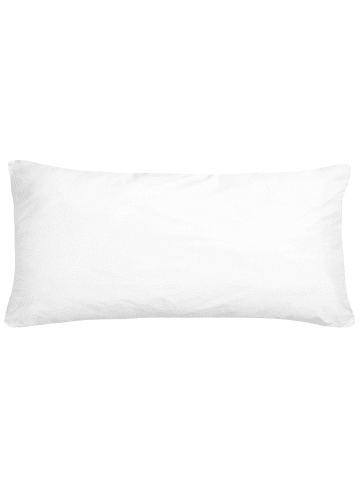 Beliani Kissen ERRIGAL in Weiß - (W) 80 x (H) 5 x (L) 40 cm