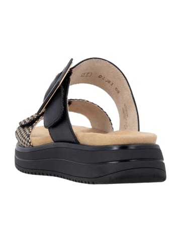 remonte Klassische Pantoletten in Schwarz