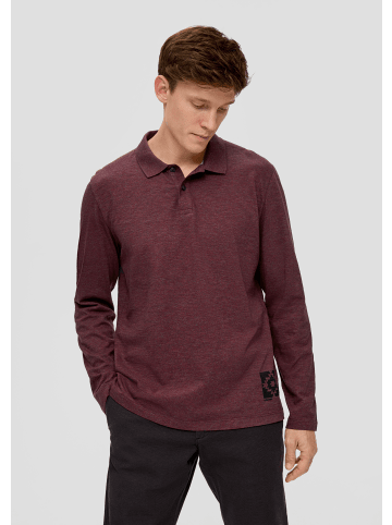 s.Oliver Polo-Shirt langarm in Rot