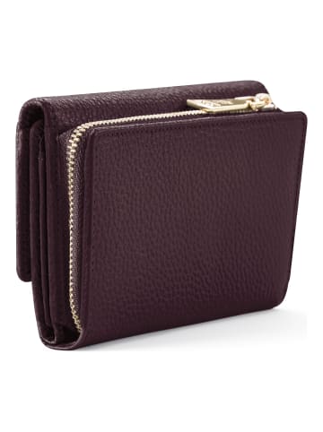 Lazarotti Bologna Leather XL Geldbörse mit Zip-Around Fach Leder 14 cm in burgundy