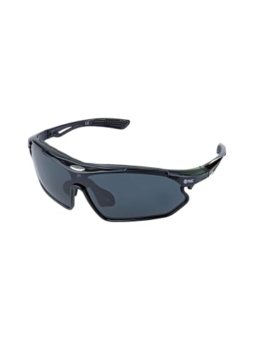 YEAZ SUNRAY sport-sonnenbrille schwarz/polarisiert in schwarz