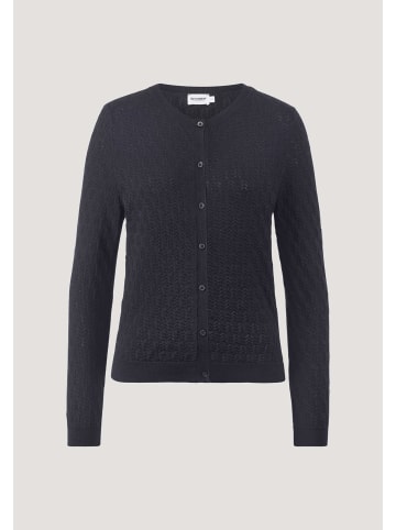 Hessnatur Hessnatur Strick Jacke Regular aus Bio-Baumwolle und Schurwolle in marine