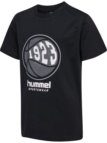 Hummel Kinder Sportshirt "Hmlleo T-Shirt S/S" in Schwarz