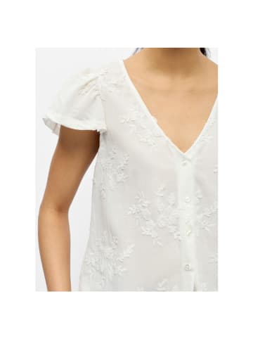 Object Halbarmbluse in white
