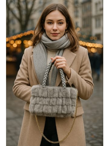 collezione alessandro Handtasche " Kuschel " in grau