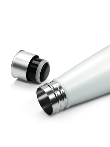 LA VAGUE GRAVITY Edelstahl-Isolierflasche in mattweiß