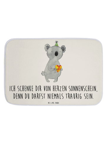 Mr. & Mrs. Panda Badvorleger Koala Geschenk mit Spruch in Weiß