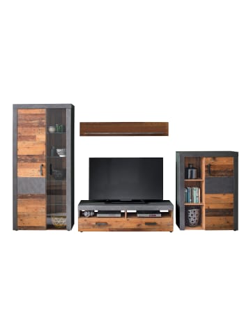 ebuy24 Möbelset Irina Grau 343 x 40 cm