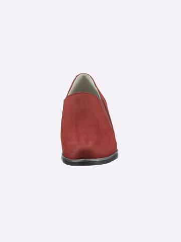 Heine Hochfrontpumps in winterrot