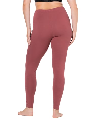 Ulla Popken Leggings in backsteinrot