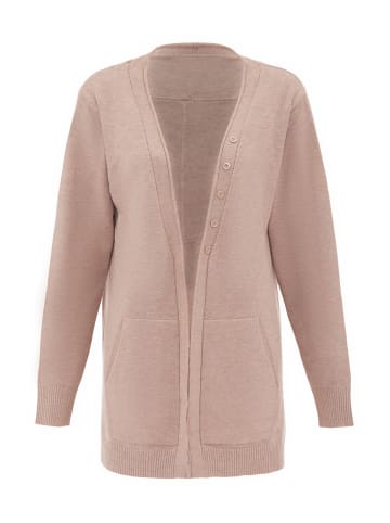 Blonda Damen Cardigan in Dunkelbeige