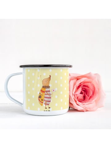 Mr. & Mrs. Panda Tasse Nachtfalter Fähnchen ohne Spruch in Gelb Pastell