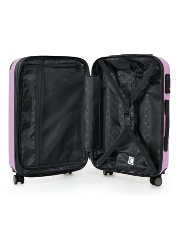 Hauptstadtkoffer Spree - Koffer Handgepäck Bordgepäck Trolley 55 x 36 x 21 cm erweiterbar max. 42 L, TSA in Flieder