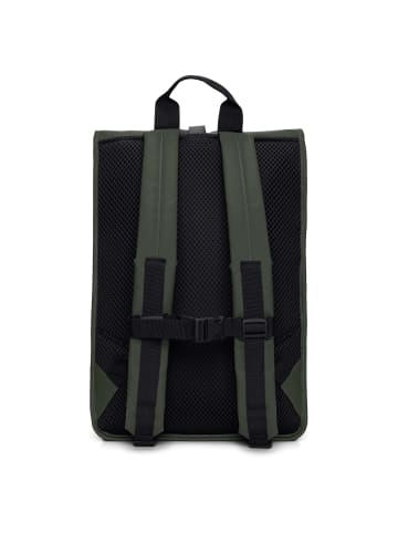RAINS Rolltop - Rucksack L 16" 52 cm (dark grey) in grün