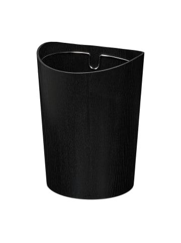 relaxdays Papierkorb in Schwarz - 9 L