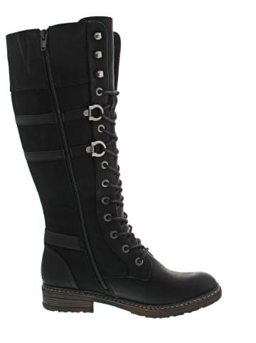 rieker Schnürstiefel Schwarz
