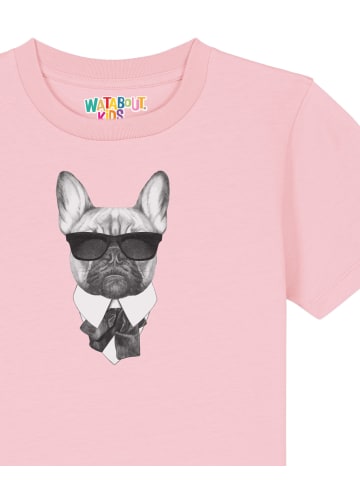 wat? Apparel T-Shirt Ein fescher Hund in Rosa