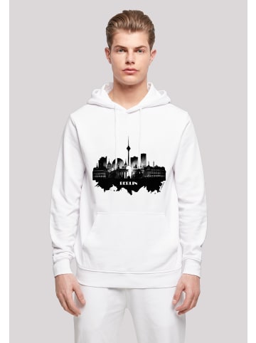 F4NT4STIC Basic Hoodie Cities Collection - Berlin skyline in weiß