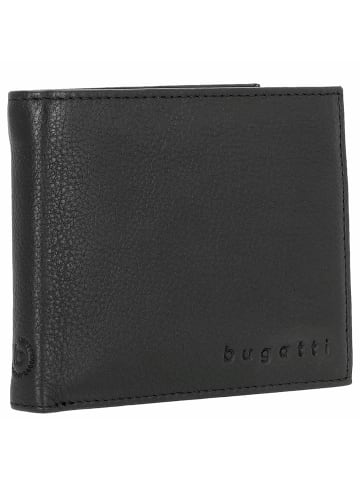 Bugatti Sempre - Geldbörse mit Münzfach  12 cm (schwarz) in schwarz