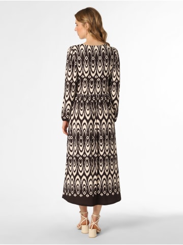 Oui Kleid in schoko ecru - 0001