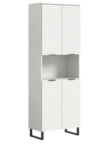 xonox.home Hochschrank in weiß/weiß - (B) 70 x (H) 193 x (T) 34