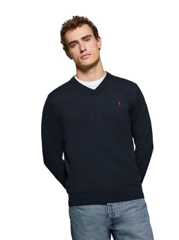 Polo Club Pullover in Navyblau