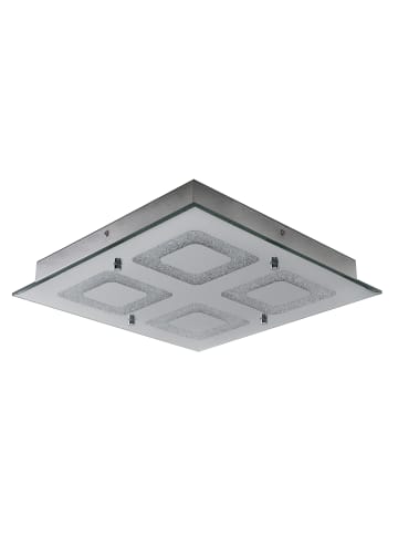 näve LED Deckenleuchte "MIRROR" in chrome - (L)36 cm x (B)36 cm x (H)5.8 cm - EEK G