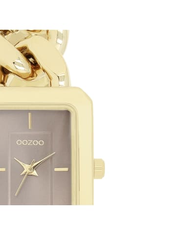 Oozoo Analog-Armbanduhr Oozoo Timepieces gold extra groß (ca. 24x32mm)