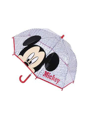 Disney Mickey Mouse Mickey Maus Regenregenschirm für Kinder Freundlicher in Weiß