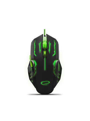Esperanza Apache Gaming-Maus LED 6D USB grün