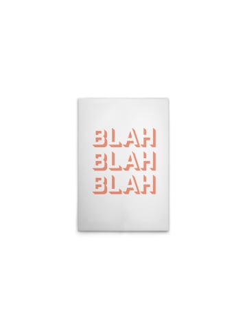 A.S. Création Leinwandbild Canvas Blah Blah Blah Orange
